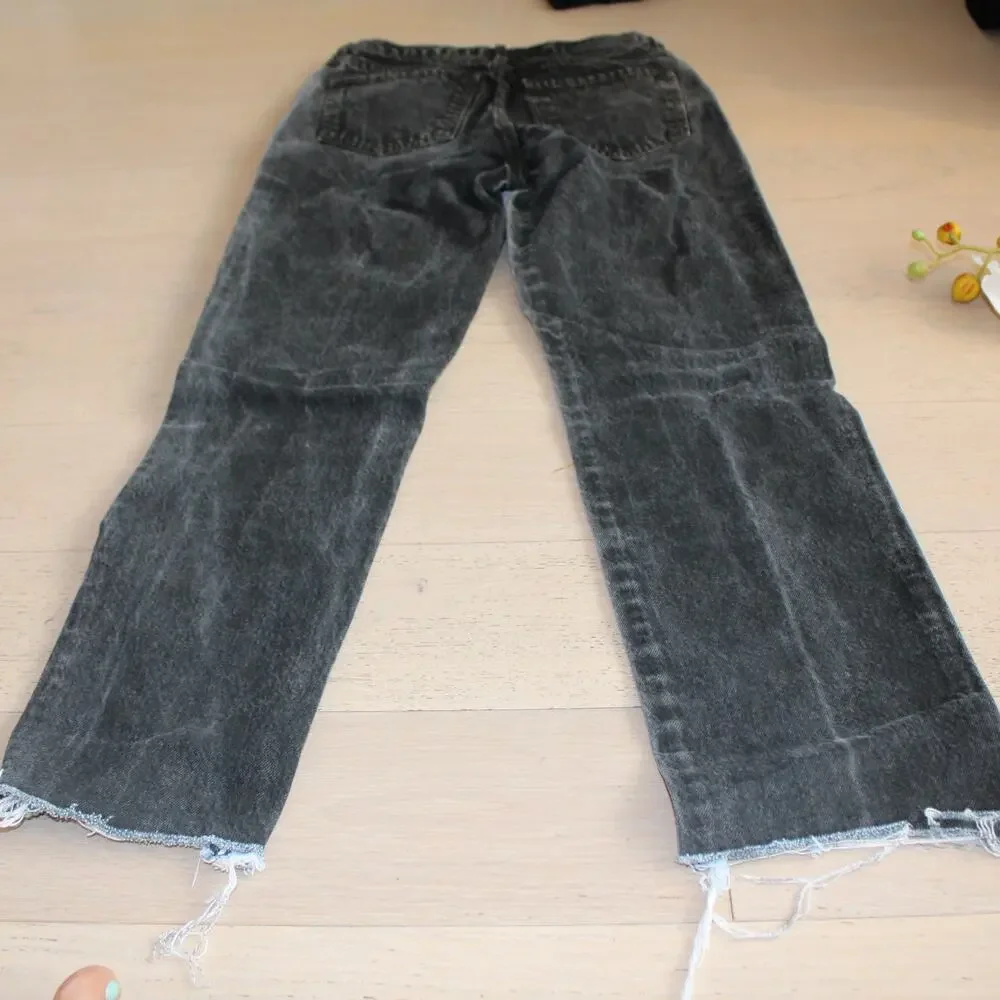 REVICE DENIM Stretch Two Tone Ex-Boyfriend Harlow Wash Celebrity High Rise | 26 - Picture 9 of 12